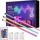 Battery Powered Led Strip Lights, Wireless Rgb With 24 Keys Rem New. Price: $44.95.