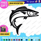 Wahoo Jump Stickers Decals Vinyl Rv Boats Camper Fishing Tackle Sport Ono New. Price: $7.21.