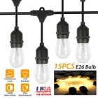 48FT Led String Lights Bulbs Commercial Patio Globe Garden Fairy 2023 New. Price: $37.96.
