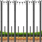 10FT String 6 Pack,poles Outdoor Lights With Fork And ... New. Price: $105.22.