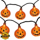 Xingzd 8.5FT Led Halloween Pumpkin String Lights 10 Jack Lanterns New. Price: $62.99.