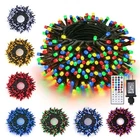 Toodour 33FT 100 Led Rgb Color Changing Christmas String Lights Indoor/outdoor New. Price: $25.13.