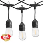 Sunthin 50FT Outdoor String Lights 16 Shatterproof Led Bulbs Patio Party New. Price: $64.99.