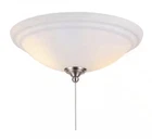 Hampton Bay 2-LIGHT Glass Bowl Ceiling Fan Led Kit 1007 162 175 New. Price: $45.00.
