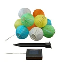 Lumabase Solar Powered String Lights With 10 Nylon Lanterns - Multi... Fast Ship New. Price: $28.91.
