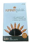 Pumpkin Hollow Orange 23 Long Halloween 70 Mini Lights (nib) New. Price: $6.99.