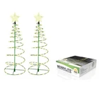 The Original Merrylite - Solar Metal Led Christmas Tree Decoration Stake Ligh... New. Price: $75.88.