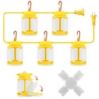 50FT Construction String Lights, 150W Led Industrial Grade 3 Adjustable Light... New. Price: $147.39.