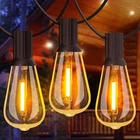 Gluroo String Lights For Outside 120FT, 60+4 Pcs Vintage Bulbs Led Outdoor Ed... New. Price: $57.81.