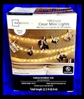 100CT Mainstays Clear Mini String Lights,indoor/outdoor, Lit If One Burns! New. Price: $7.99.