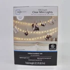 Mainstays 100 Count Clear Mini 22 Foot String Lights Indoor Outdoor ( Set Of ) New. Price: $17.00.