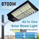 8700W Commercial Led Solar Street Light Flood Shoebox Industrial Road Lamp+pole New. Price: $65.04.
