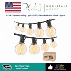 Rtty Outdoor String Lights 25FT, G40 Led Patio Globe Open. Price: $22.99.