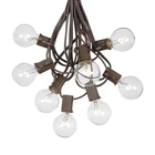 Novelty Lights G40 Patio String 25 Clear Globe Bulbs - Hanging Garden New. Price: $59.38.
