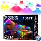Sunwuko Permanent Outdoor Lights, 100FT Smart Eave With Rgb Led Light, Ip New. Price: $118.01.