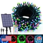 Hozplex 59FT Solar String Lights Outdoor Waterproof, 18 Colors Changing 150 Led New. Price: $62.05.