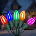 Romasaty C9 Led Multicolor Christmas Lights 25FT Vintage String 26 New. Price: $33.22.