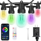 Outdoor String Lights 100FT (2 50FT), Rgbw New. Price: $114.38.