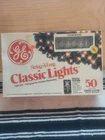 Vtg Ge String-a-long Classic Lights 50-CLEAR Bulb Set Indoor/outdoor Tested Open. Price: $16.96.