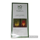 Hd Designs Outdoors 6 Party Lanterns 5" X 8" Led Flickering Tea Lights Warm Open. Price: $26.95.