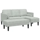 Sofa Set With Cushion Polyester Indoor Seating Modular Furniture Lounge Vidaxl New. Price: $364.99.