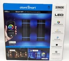 Atomi Smart Wifi Wall Light/ Sconce 2-PACK Color Changing 1200-LUMEN Brightness New. Price: $129.97.