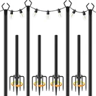 Ailbton 10FT String Poles 4 Pack,light For Outside Lights,outdoor Wi New. Price: $85.99.