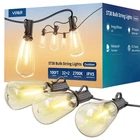 Vipar Led Outdoor String Lights, 100FT Patio With 32 Edison Shatterproof New. Price: $48.26.