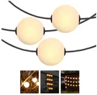Brightech Ambience Pro 10-LIGHT 28 Ft Indoor/outdoor Led Globe Bulb String Open. Price: $56.24.
