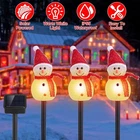 Imountek Solar Garden Stakes Light 3 Snowmen Christmas Yard Led Waterproof New. Price: $16.64.