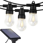 Brightech Ambience Pro Solar Powered Outdoor String Lights -27 Ft Commercial Gra New. Price: $32.95.