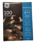 2 String Long Ge 100 Count Indoor/outdoor Mini Clear White Holiday/party New. Price: $19.99.