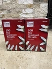 Home Accents Holiday 20 Ft. 100-LIGHTS Incandescent Mini Set Of Boxes New. Price: $14.99.