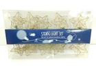 New Nantucket Gold Metal Frame Stars String Light Set 10. Price: $24.99.