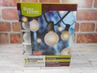 Better Homes And 20 Count Frosted Glass Globe Patio String Light Open. Price: $12.23.