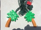 Cpminiature Palm Patio Lights 10 4" Trees 14'CORD 15456 Lot Of Free Ship New. Price: $30.00.
