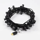 Fantado 50 Socket Outdoor Patio String Light Cord Only, 51 Ft Black W/ E... New. Price: $33.40.