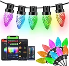 Strawberry C9 Rgb Christmas Lights Show, 33/66/99FT, Diy&remote App, Expandable New. Price: $49.99.
