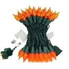 Orange Halloween String Lights 19FT, 70 Leds C5 Christmas For Indoor A... New. Price: $29.49.