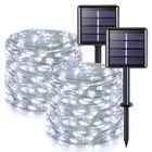 Jmexsuss 2 Solar String Lights Outdoor Waterproof, Each Packs, White New. Price: $21.99.