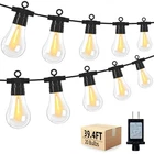 Led Outdoor String Lights With 20 Shatterproof Edison Bulbs, 39.4FT 32.8+6.5FT New. Price: $28.99.