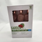 Pineapple Metal Mesh Led String Set 10 Copper Colored Home Decor New. Price: $9.00.