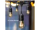 Hampton Bay 24 Ft. Indoor/outdoor Plug-in Incandescent Edison-missing Used. Price: $14.00.