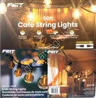 Feit Electric Cafe String Lights 50' Connectable Indoor Outdoor Porch Patio New. Price: $34.95.