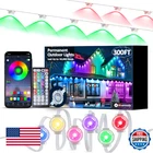 Rgb Permanent Outdoor Lights, 300FT Smart Led Eaves With App & Remote Con New. Price: $94.81.