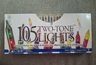 Vtg New Merry Brite 105 Two-tone Lights Indoor Outdoor 33 Ft Multi-color Bulbs. Price: $49.99.