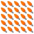Abeja 25 Pack C9 Halloween Replacement Lights Bulbs,orange Ceramic Led... New. Price: $15.68.
