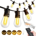 50FT Led Outdoor String Lights Patio Garden IP65 Dimmable Remote Edison Bulbs New. Price: $26.66.