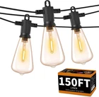 Outdoor String Lights 150 Ft, Waterproof IP65 For Patio With 76 New. Price: $116.99.