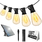 Solar String Lights 100FT, ST38 Shatterproof Bulbs Waterproof For Patio Garden New. Price: $46.99.